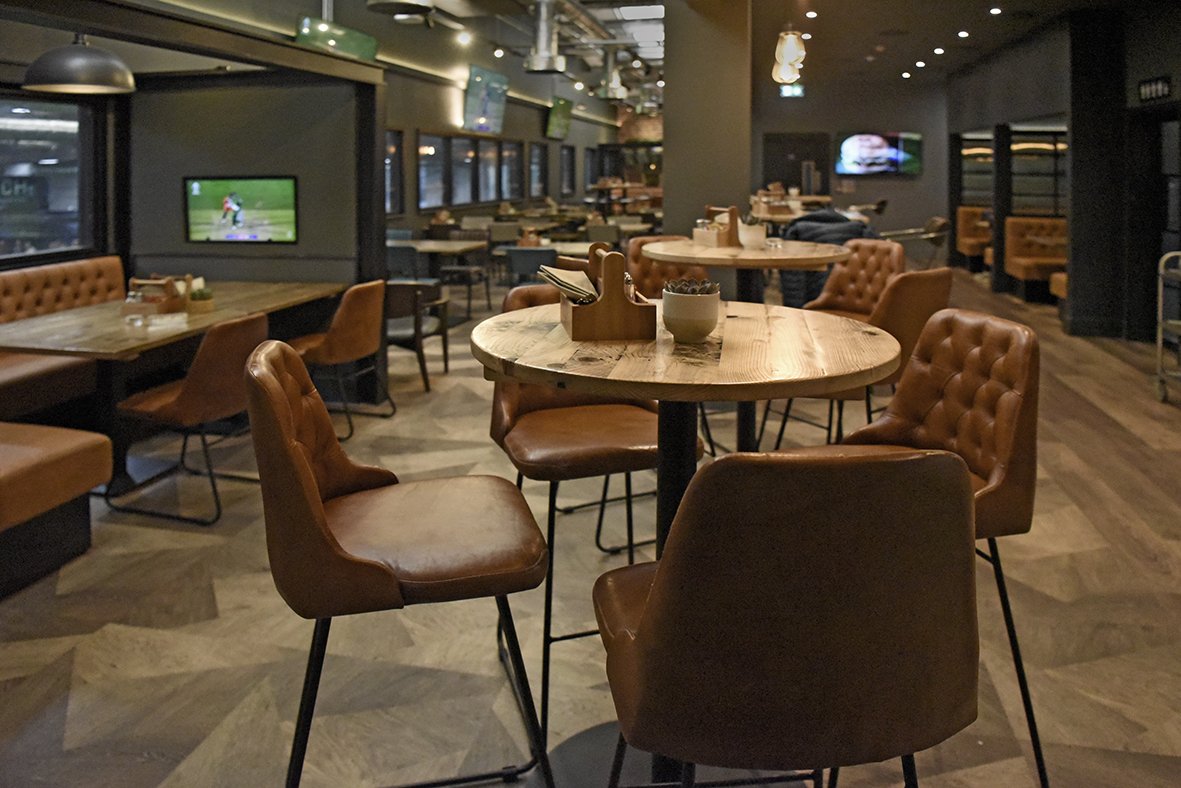 Interior of Marvins Bar